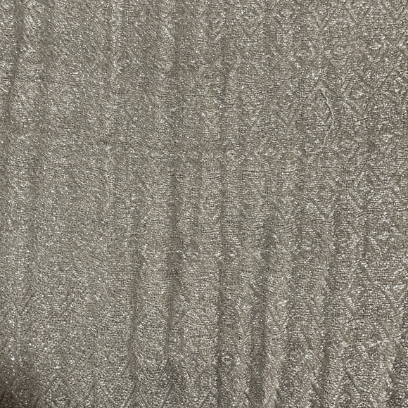 THEODORA & COLLUM | Women’s Silver and Lime Scarf - Picture 5 of 8